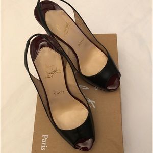 Christian loubatian stiletto shoes in 38.5